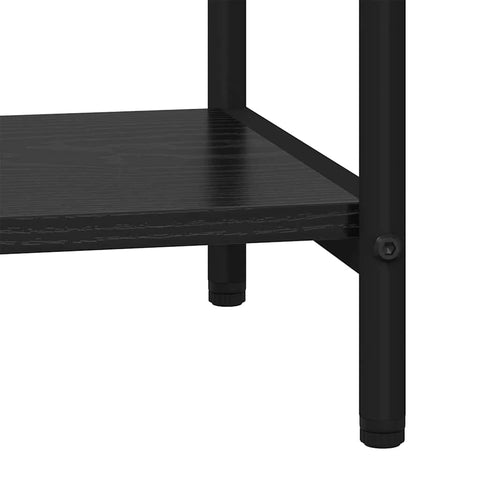 vidaXL Bookshelf Black oak 40 x 30 x 146 cm Engineered wood