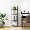vidaXL Bookshelf Black oak 40 x 30 x 146 cm Engineered wood
