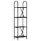 vidaXL Bookshelf Black oak 40 x 30 x 146 cm Engineered wood