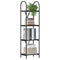 vidaXL Bookshelf Black oak 40 x 30 x 146 cm Engineered wood