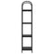vidaXL Bookshelf Black oak 40 x 30 x 146 cm Engineered wood