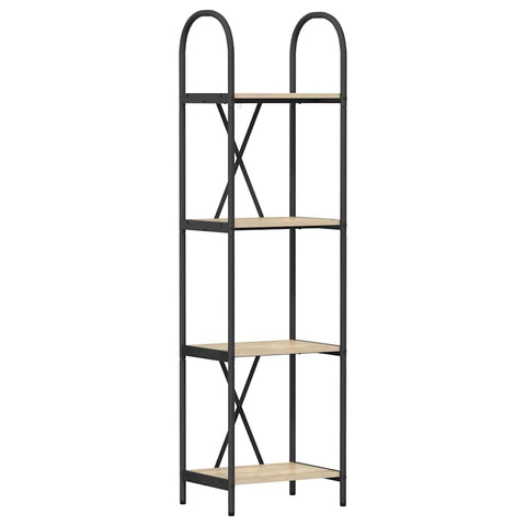 vidaXL Bookshelf Sonoma oak 40 x 30 x 146 cm Engineered wood