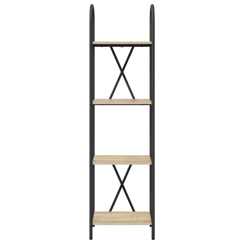 vidaXL Bookshelf Sonoma oak 40 x 30 x 146 cm Engineered wood