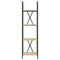 vidaXL Bookshelf Sonoma oak 40 x 30 x 146 cm Engineered wood