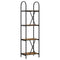 vidaXL Bookshelf Smoked oak 40 x 30 x 146 cm Engineered wood