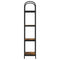 vidaXL Bookshelf Smoked oak 40 x 30 x 146 cm Engineered wood