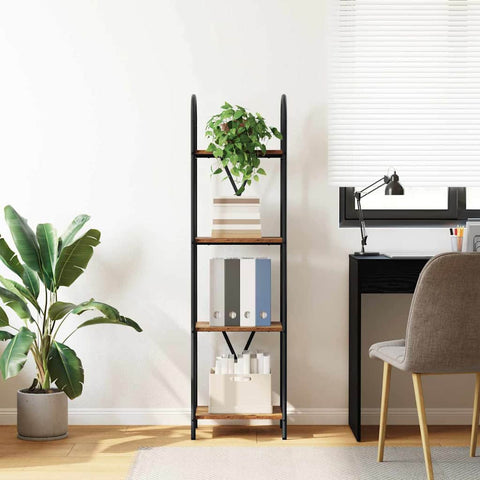 vidaXL Bookshelf Old wood 40 x 30 x 146 cm Engineered wood