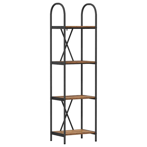 vidaXL Bookshelf Old wood 40 x 30 x 146 cm Engineered wood