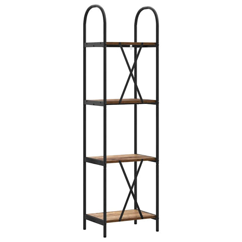 vidaXL Bookshelf Old wood 40 x 30 x 146 cm Engineered wood