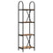 vidaXL Bookshelf Old wood 40 x 30 x 146 cm Engineered wood