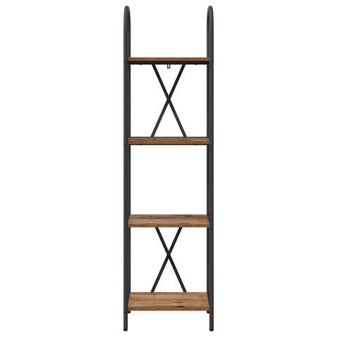 vidaXL Bookshelf Old wood 40 x 30 x 146 cm Engineered wood