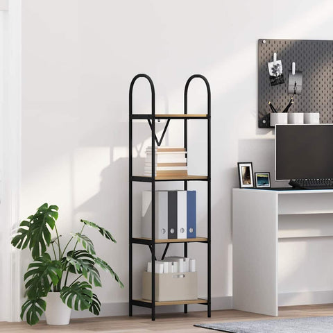 vidaXL Bookshelf Artisan oak 40 x 30 x 146 cm Engineered wood