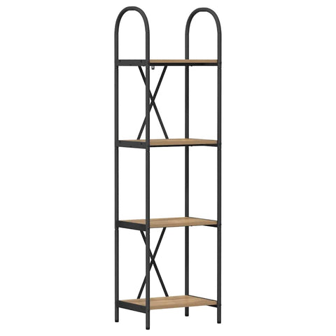 vidaXL Bookshelf Artisan oak 40 x 30 x 146 cm Engineered wood