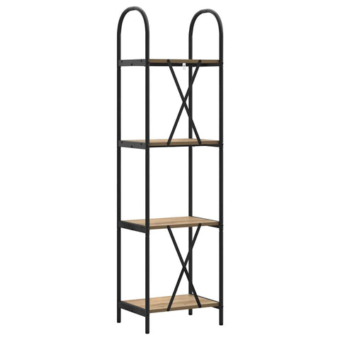 vidaXL Bookshelf Artisan oak 40 x 30 x 146 cm Engineered wood