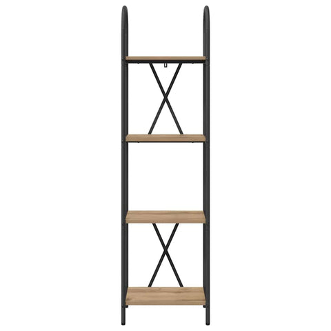 vidaXL Bookshelf Artisan oak 40 x 30 x 146 cm Engineered wood