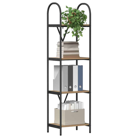 vidaXL Bookshelf Artisan oak 40 x 30 x 146 cm Engineered wood