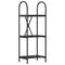 vidaXL Bookshelf Black oak 40 x 30 x 109 cm Engineered wood