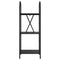 vidaXL Bookshelf Black oak 40 x 30 x 109 cm Engineered wood