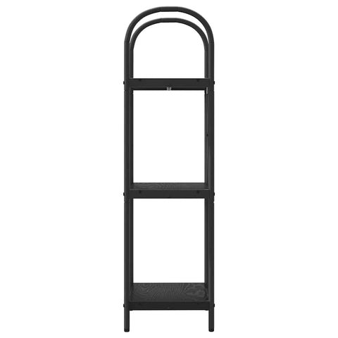 vidaXL Bookshelf Black oak 40 x 30 x 109 cm Engineered wood