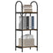 vidaXL Bookshelf Smoked oak 40 x 30 x 109 cm Engineered wood