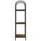 vidaXL Bookshelf Smoked oak 40 x 30 x 109 cm Engineered wood