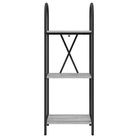 vidaXL Bookshelf Grey sonoma 40 x 30 x 109 cm Engineered wood