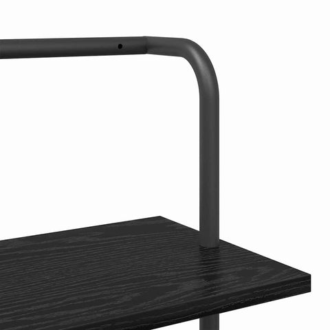 vidaXL Bookshelf Black oak 60 x 24 x 168 cm Engineered wood