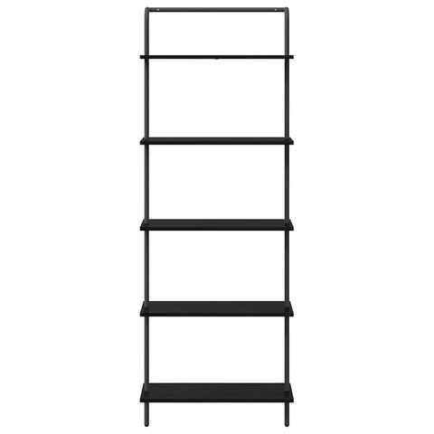 vidaXL Bookshelf Black oak 60 x 24 x 168 cm Engineered wood