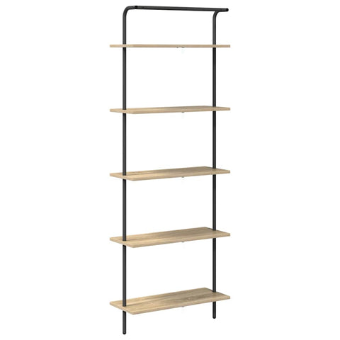vidaXL Bookshelf Sonoma oak 60 x 24 x 168 cm Engineered wood