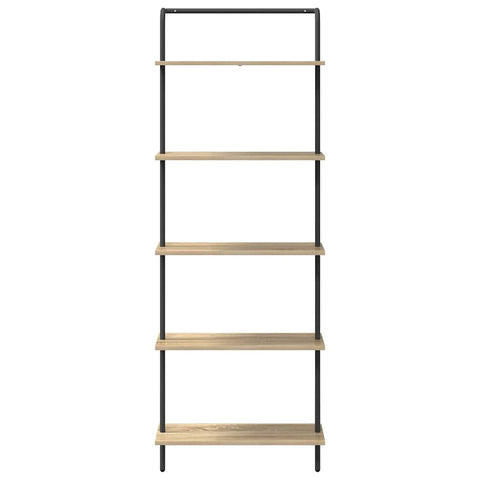 vidaXL Bookshelf Sonoma oak 60 x 24 x 168 cm Engineered wood