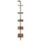 vidaXL Bookshelf Smoked oak 60 x 24 x 168 cm Engineered wood