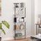 vidaXL Bookshelf Grey sonoma 60 x 24 x 168 cm Engineered wood