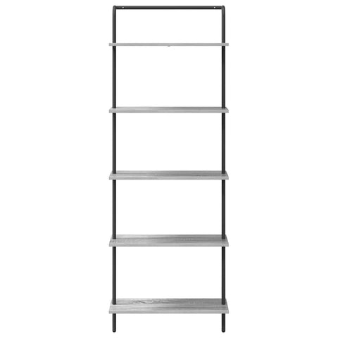 vidaXL Bookshelf Grey sonoma 60 x 24 x 168 cm Engineered wood
