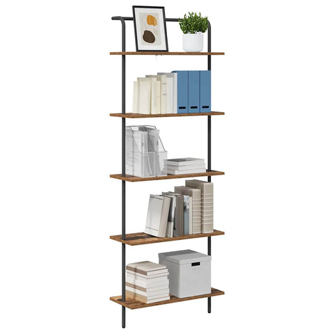 vidaXL Bookshelf Old wood 60 x 24 x 168 cm Engineered wood