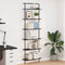 vidaXL Bookshelf Black oak 60 x 24 x 203 cm Engineered wood