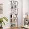 vidaXL Bookshelf Sonoma oak 60 x 24 x 203 cm Engineered wood