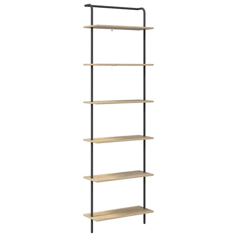 vidaXL Bookshelf Sonoma oak 60 x 24 x 203 cm Engineered wood