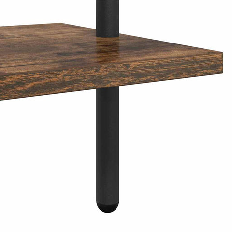 vidaXL Bookshelf Smoked oak 60 x 24 x 203 cm Engineered wood