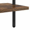 vidaXL Bookshelf Smoked oak 60 x 24 x 203 cm Engineered wood