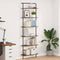 vidaXL Bookshelf Smoked oak 60 x 24 x 203 cm Engineered wood