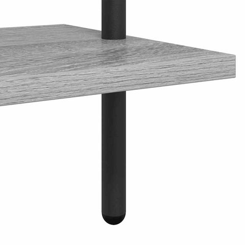 vidaXL Bookshelf Grey sonoma 60 x 24 x 203 cm Engineered wood