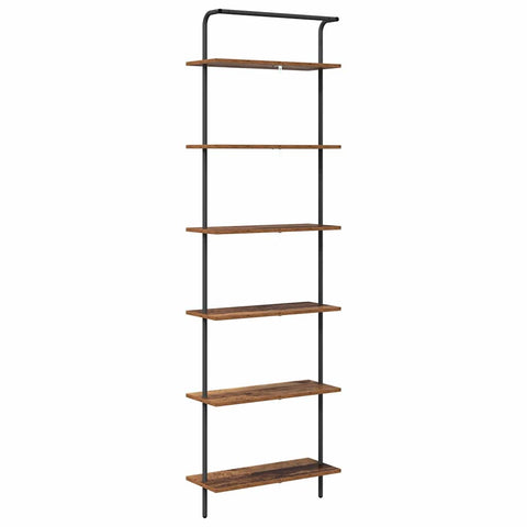 vidaXL Bookshelf Old wood 60 x 24 x 203 cm Engineered wood