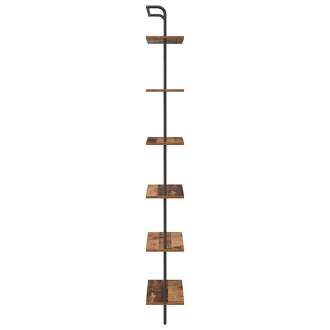 vidaXL Bookshelf Old wood 60 x 24 x 203 cm Engineered wood