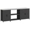 vidaXL with Shelf Other with Storage with Door 3 pcs Black Cold-rolled steel