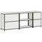 vidaXL with Shelf Other with Storage with Door 3 pcs White Cold-rolled steel