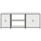 vidaXL with Shelf Other with Storage with Door 3 pcs White Cold-rolled steel