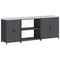 vidaXL with Shelf Other with Storage with Door 3 pcs Anthracite Cold-rolled steel