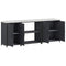 vidaXL with Shelf Other with Storage with Door 3 pcs Anthracite Cold-rolled steel