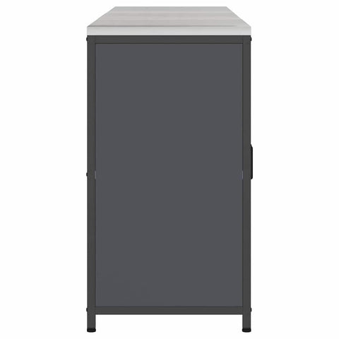 vidaXL with Shelf Other with Storage with Door 3 pcs Anthracite Cold-rolled steel