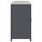 vidaXL with Shelf Other with Storage with Door 3 pcs Anthracite Cold-rolled steel